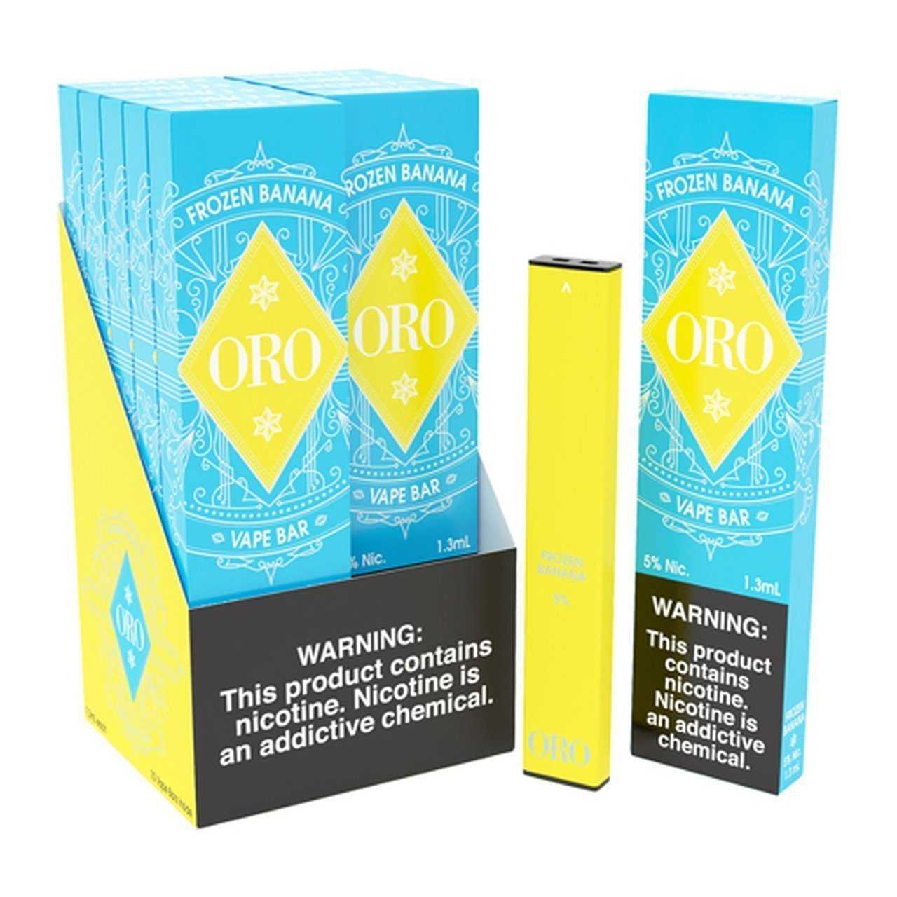 Oro Disposable 300 Puff 1.3mL 50mg | MOQ 10pc | Frozen Banana with Packaging