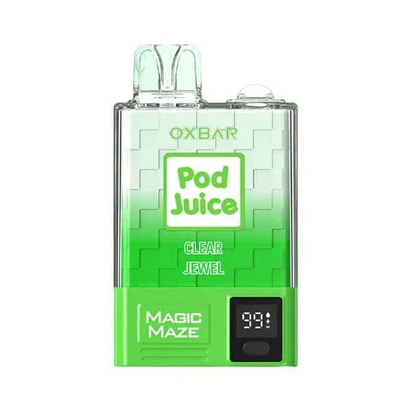Oxbar Magic Maze Pro Disposable | 10000 puffs | 18mL | 50mg | MOQ 10pc | Clear Jewel
