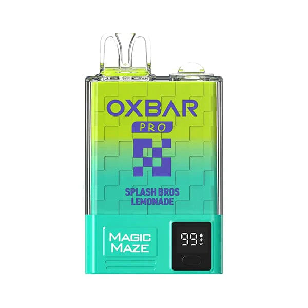 Oxbar Magic Maze Pro Disposable | 10000 puffs | 18mL | 50mg | MOQ 10pc | Splash Bros Lemonade