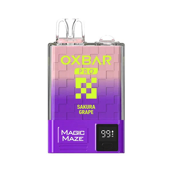 Oxbar Magic Maze Pro Disposable | 10000 puffs | 18mL | 50mg | MOQ 10pc | Sakura Grape