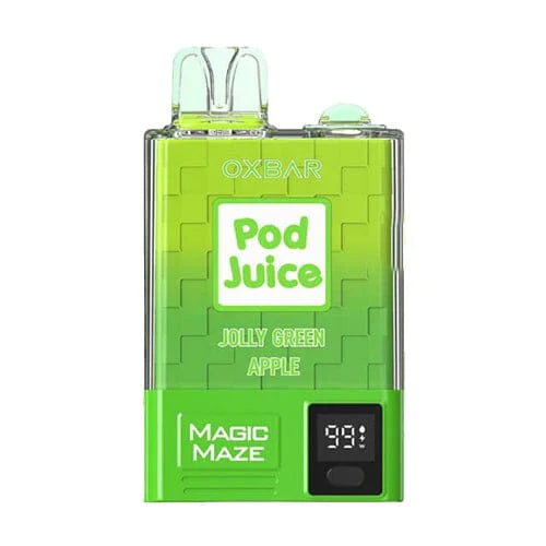 Oxbar Magic Maze Pro Disposable | 10000 puffs | 18mL | 50mg | MOQ 10pc | Jolly Green Apple