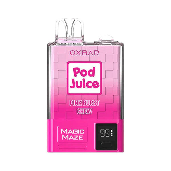 Oxbar Magic Maze Pro Disposable | 10000 puffs | 18mL | 50mg | MOQ 10pc | Pink burst Chew