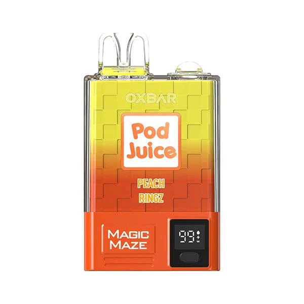 Oxbar Magic Maze Pro Disposable | 10000 puffs | 18mL | 50mg | MOQ 10pc | Peach Ringz