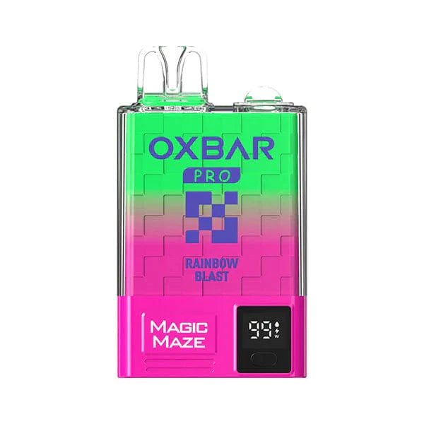 Oxbar Magic Maze Pro Disposable | 10000 puffs | 18mL | 50mg | MOQ 10pc | Rainbow Blast
