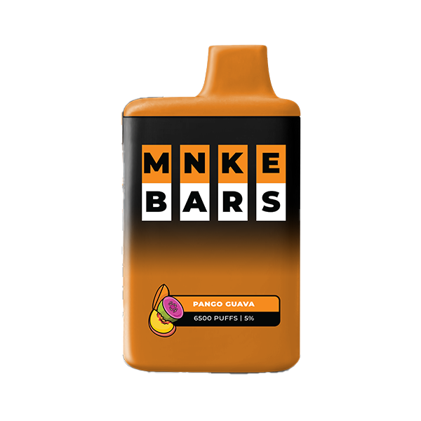MNKE Bars Disposable | 6500 Puffs | 16mL | 50mg | MOQ 5 | Pango Guava (Peach Mango Guava)