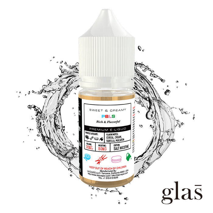 GLAS BSX TFN Salt Series E-Liquid | 50mg | 30mL | (Salt Nic) | Pebbles