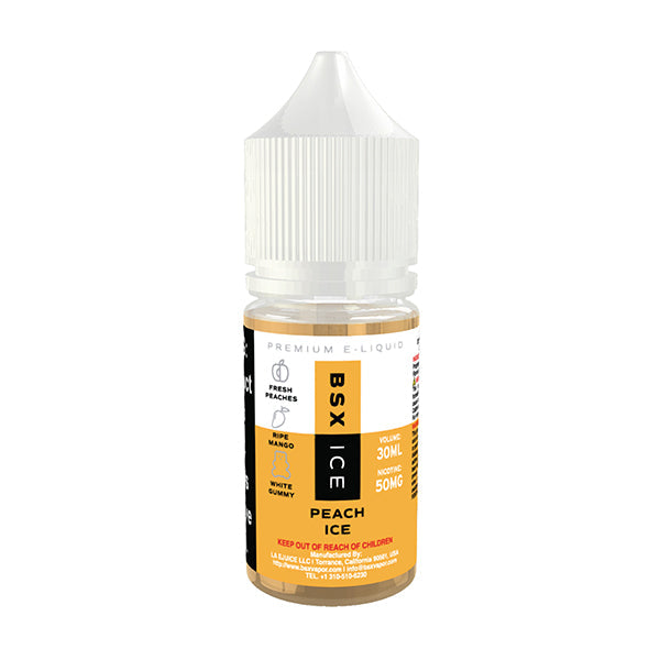 GLAS BSX TFN Salt Series E-Liquid | 50mg | 30mL | (Salt Nic) | Peach Ice