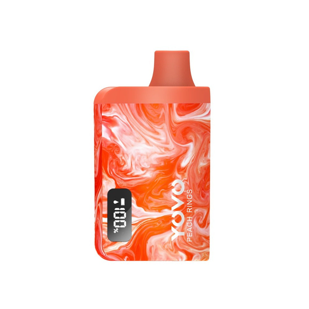 Yovo JB8000 Disposable | 8000 Puffs |  12mL | 50Mg | MOQ 5 | Peach Rings