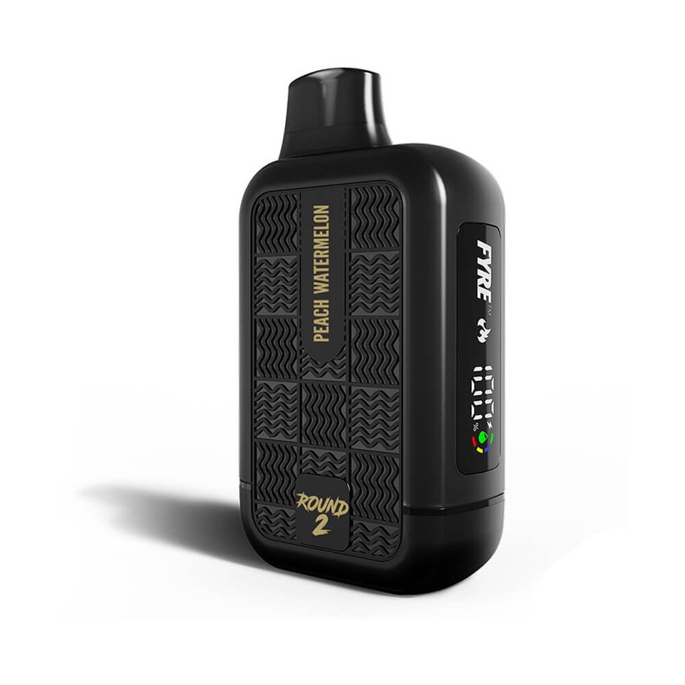 Tyson 2.0 ROUND-2 Heavy Weight Disposable | 7500 Puff | 16mL | 50mg | MOQ 10 | Peach Watermelon