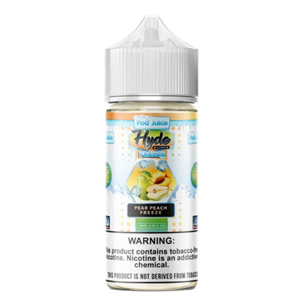 Pod Juice TFN Hyde Series E-Liquid | 100mL | (Freebase) | Pear Peach Freeze