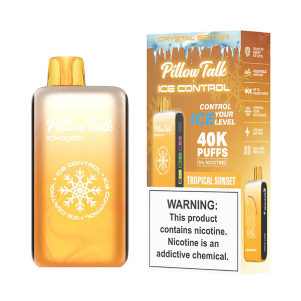 Pillow Talk IC40000 Disposable | 40000 Puffs | 20mL | 50mg | MOQ 5 | Tropical Sunset with Packaging