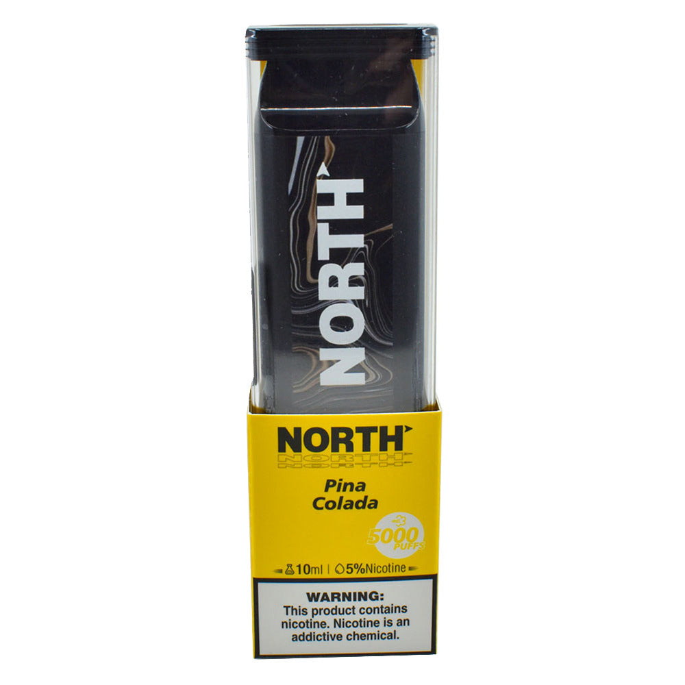 North Disposable | 5000 Puffs | 10mL | 50mg | MOQ 10 | Pina Colada with Packaging