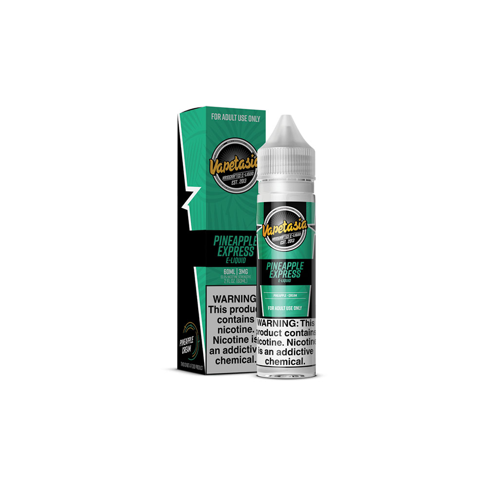 Vapetasia E-Liquid | 60mL | 3mg | Pineapple Express with packaging
