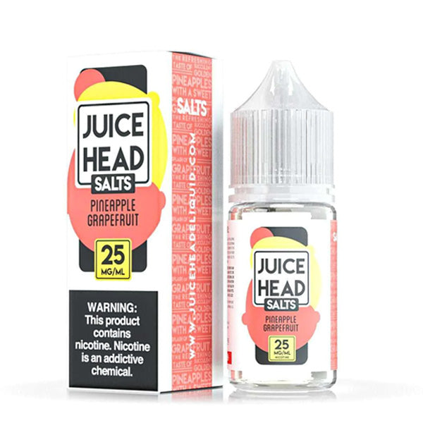 Juice Head Salt Series E-Liquid | 30mL | 25mg | Salt Nic | Pineapple Grapefruit with packaging