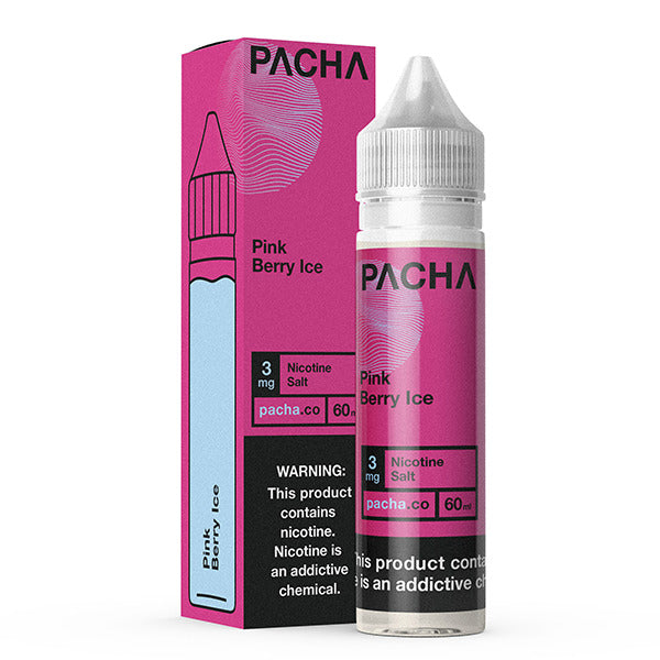 Pachamama TFN Series E-Liquid | 60mL | 3mg | Freebase | Pink Berry Ice with packaging