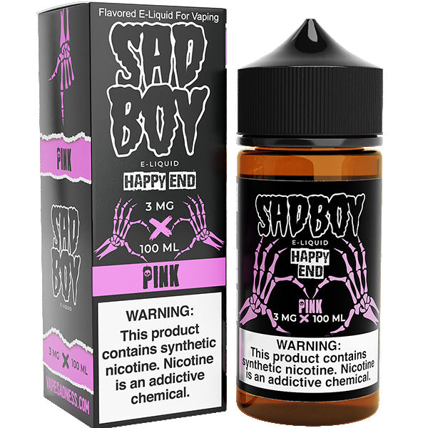 Sadboy Series E-Liquid | 3mg | 100ml | Pink with Packaging