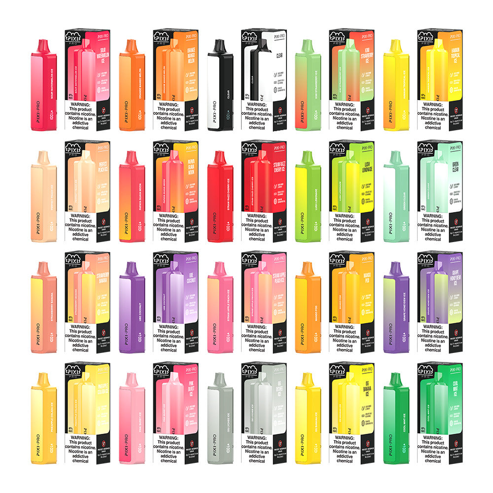 Puff Pixi Pro Disposable | 8000 puffs | 14mL | 60Mg | MOQ 10pc | Goup Photo