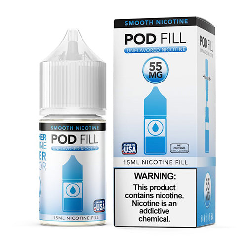 Pod Fill Unflavored Nicotine Base (Salt ) 15mL | 55mg