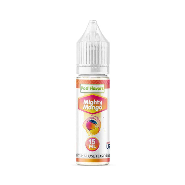 Pod Flavors Multi-Purpose Flavoring 15mL | Mighty Mango with Packaging