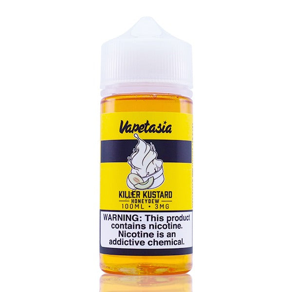 Vapetasia Series E-Liquid (Freebase) | 100mL | 3mg | Killer Kustard Honeydew 