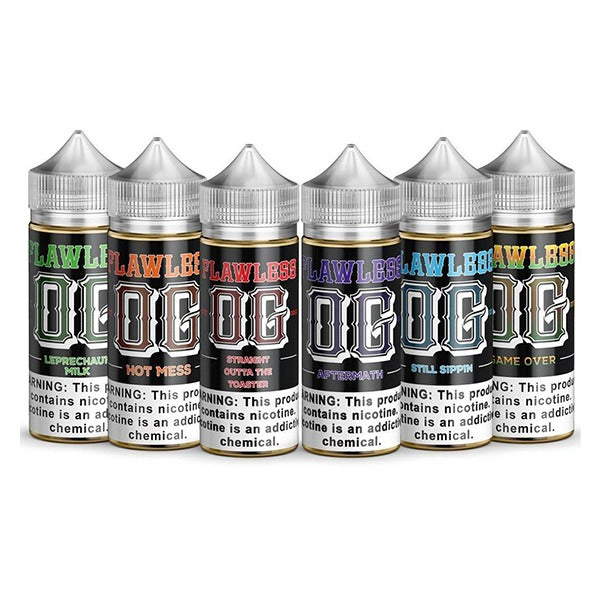 Flawless OG Series E-Liquid 100mL (Freebase) - Group Photo
