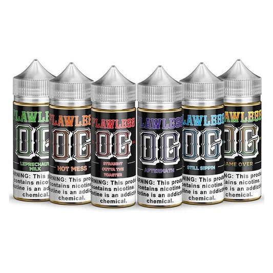 Flawless OG Series E-Liquid 100mL (Freebase) - Group Photo