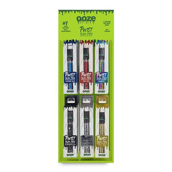 Ooze Slim Pen Twist Battery (48pc Display)-Group Photo