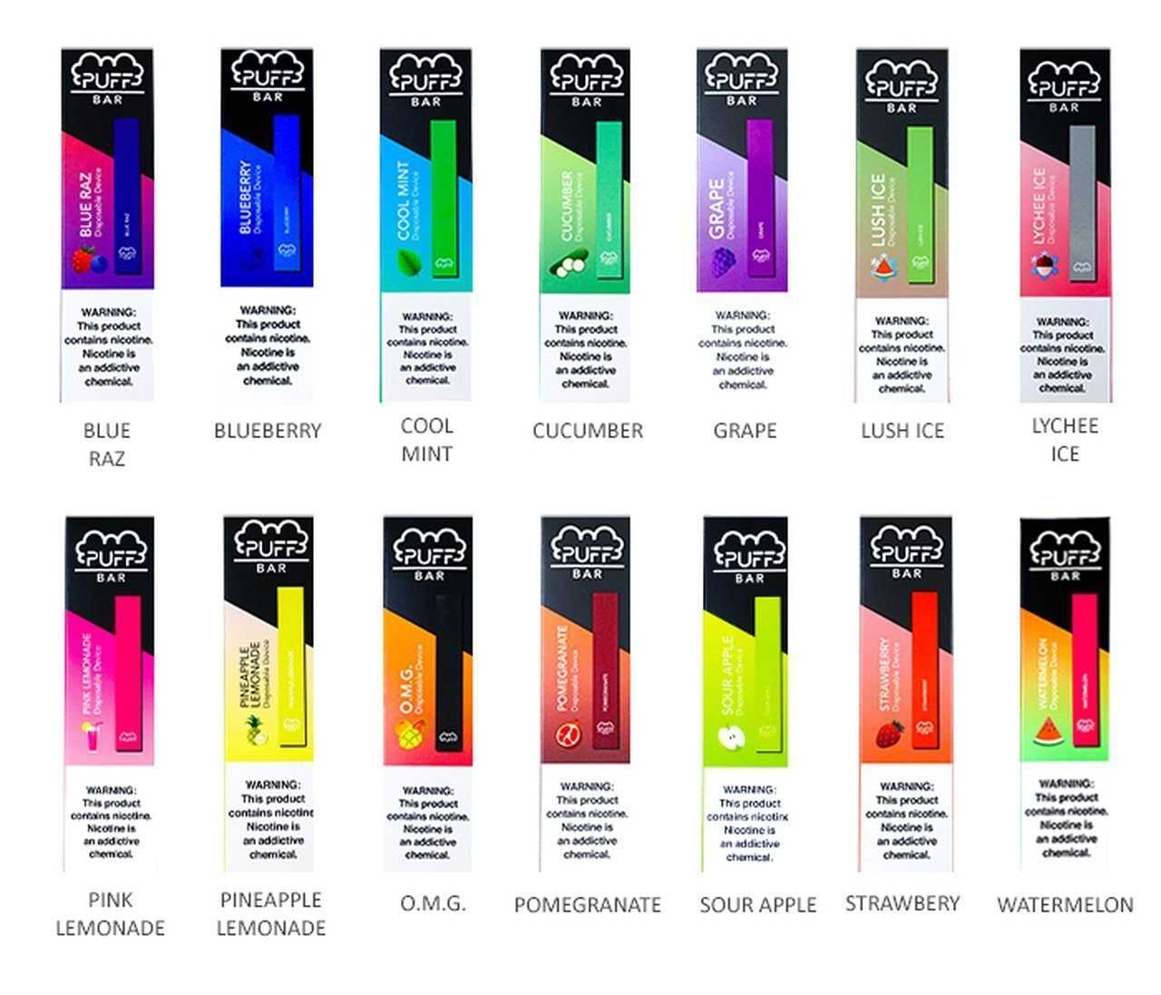 PUFF BAR | Disposable E-Cigs 5% Nicotine (Individual) *CLEARANCE*