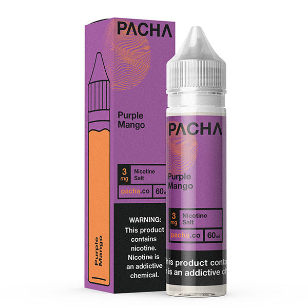 Pachamama TFN Series E-Liquid | 60mL | 3mg | Freebase | Purple Mango with packaging