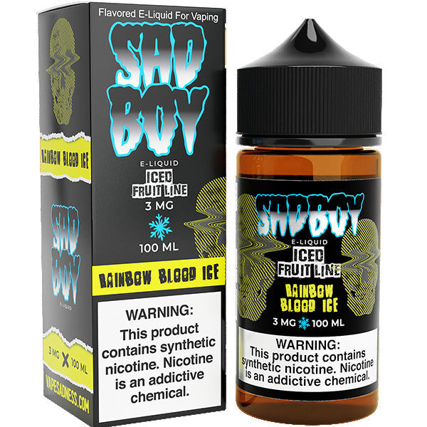 Sadboy Series E-Liquid | 3mg | 100ml | Rainbow Blood Ice with Packaging