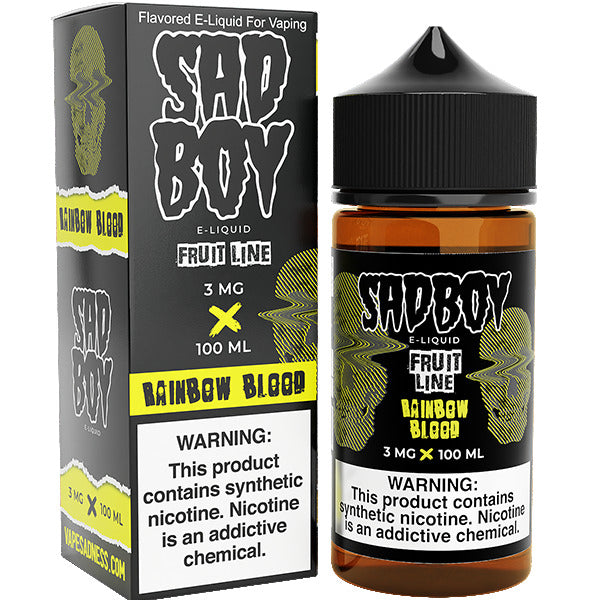 Sadboy Series E-Liquid | 3mg | 100ml | Rainbow Blood with Packaging