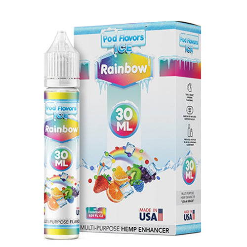 Pod Flavors Multi-Purpose Flavoring 30mL | Rainbow Ice with Packaging