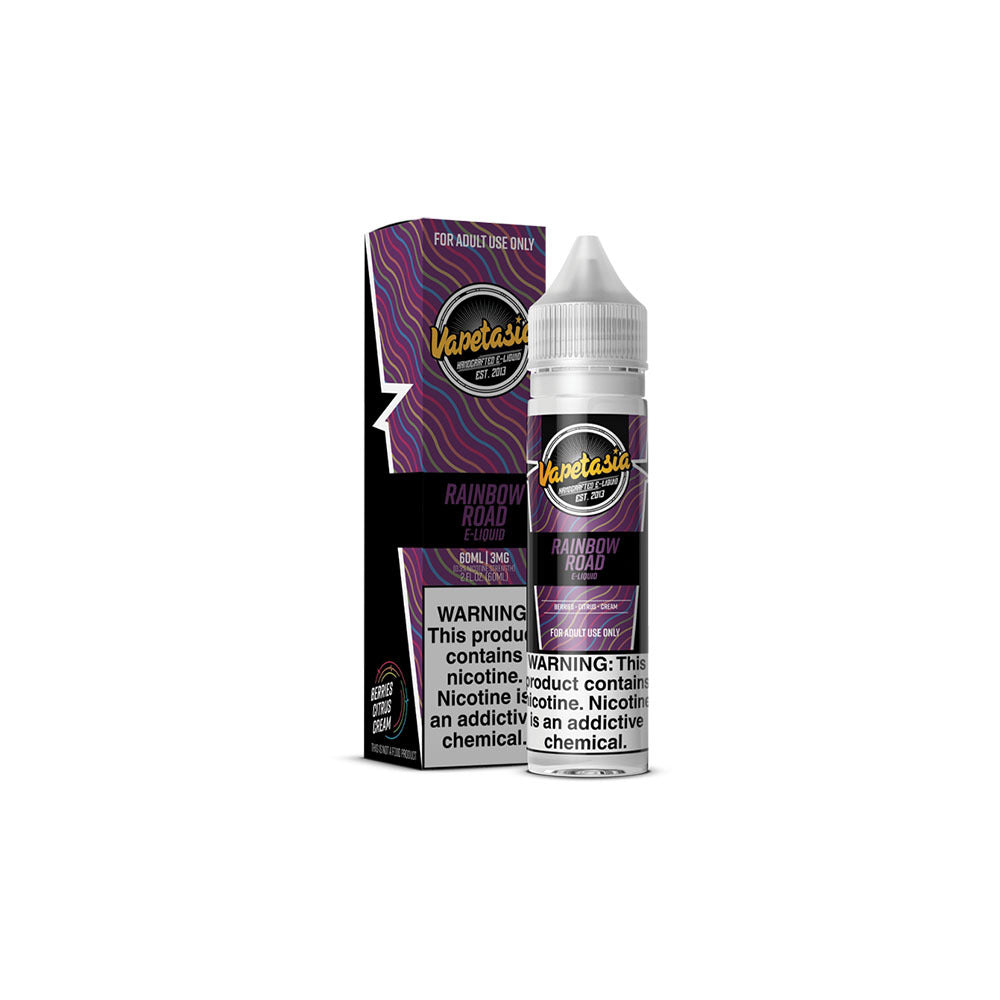 Vapetasia E-Liquid | 60mL | 3mg | Rainbow Road with packaging