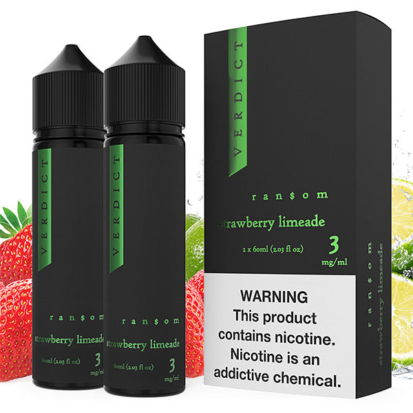 Verdict Series E-Liquid | x2-60mL | (Freebase) | 3mg | Ransom with packaging