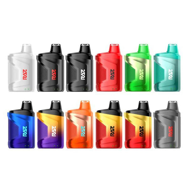 RAZ CA6000 Disposable | 6000 Puffs | 10mL | 50mg | MOQ 10pc | Group Photo