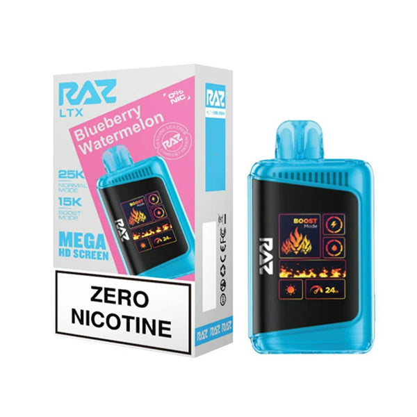 RAZ LTX 25K Disposable 16mL Zero • MOQ 5 | Blueberry Watermelon with Packaging