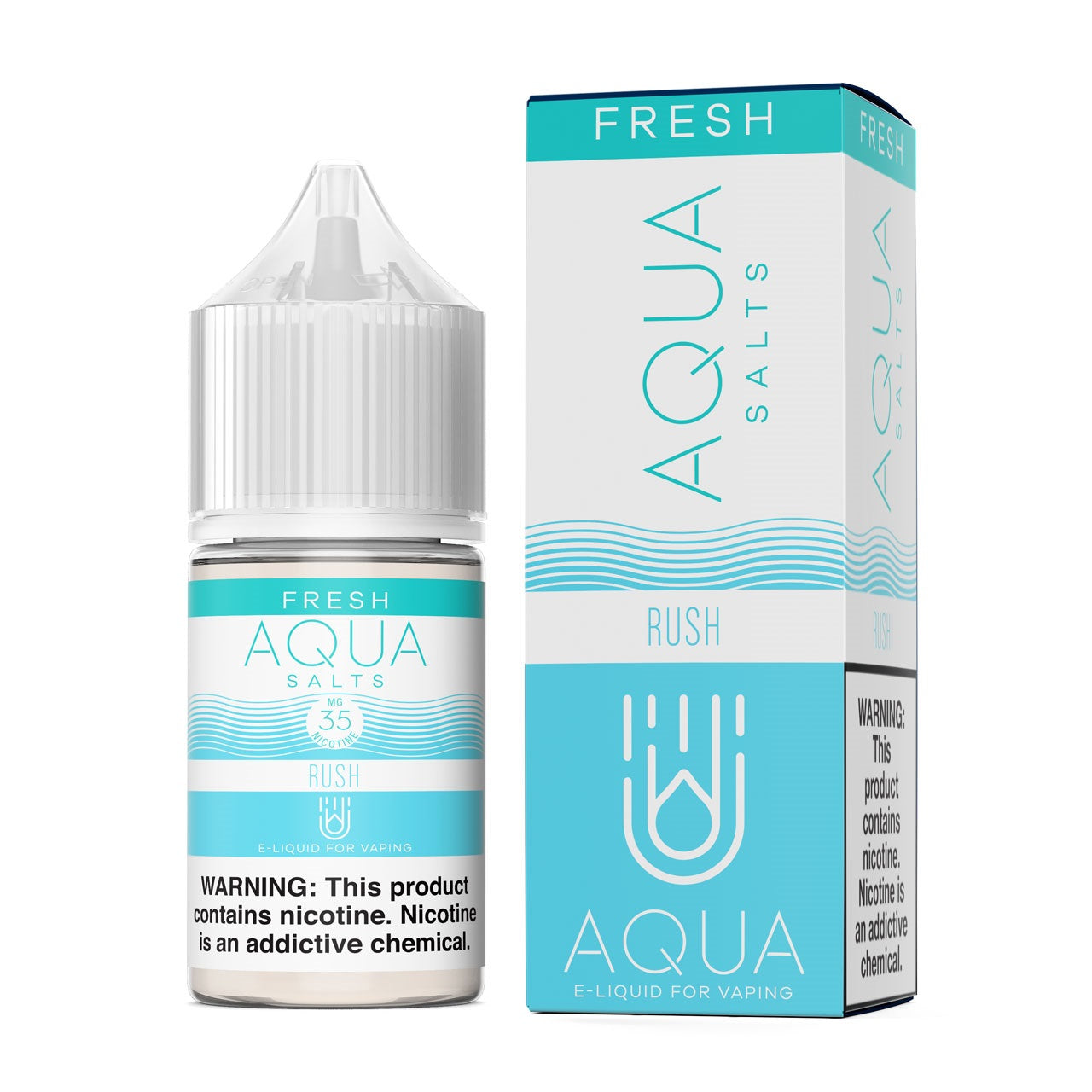 Aqua Salt Series E-Liquid | 30mL | (Salt Nic) | Rush with packaging