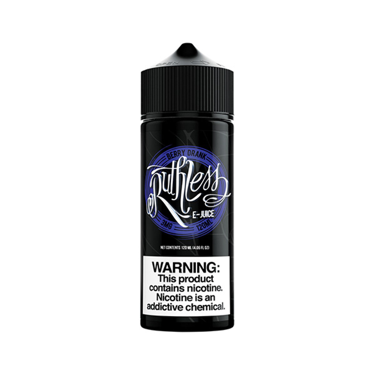 Ruthless Series E-Liquid | 120mL | 3mg | Freebase | Berry Drank