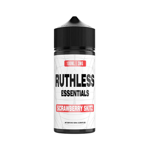 Ruthless Essentials Series E-Liquid | 100mL | 3mg | Scrawberry Skitz