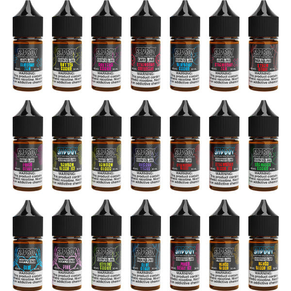 Sadboy Salt Series E-Liquid | 30mL (Salt Nic) | Group Photo