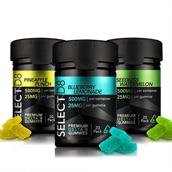 Select D8 Delta 8 Gummies | 500mg