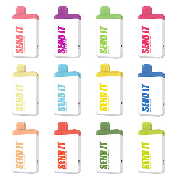 SEND IT Disposable 5000 Puffs 12mL 50mg | MOQ 5 | Group Photo