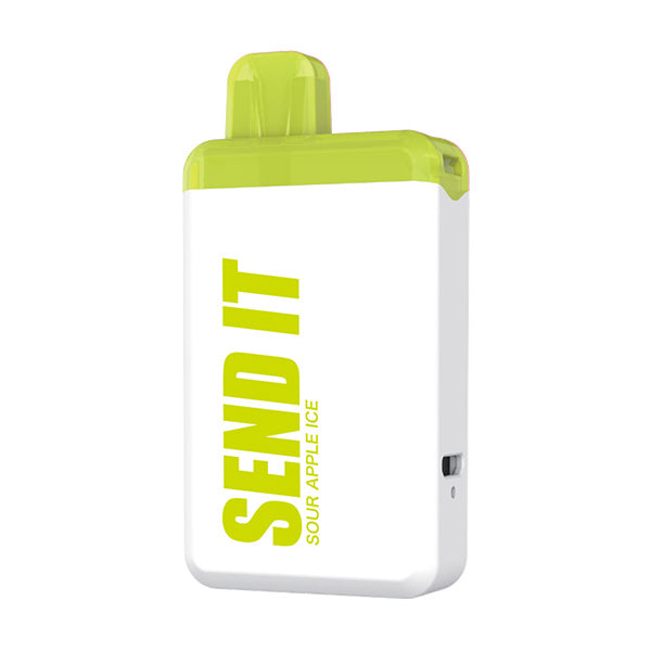 SEND IT Disposable 5000 Puffs 12mL 50mg | MOQ 5 | Sour Apple Ice