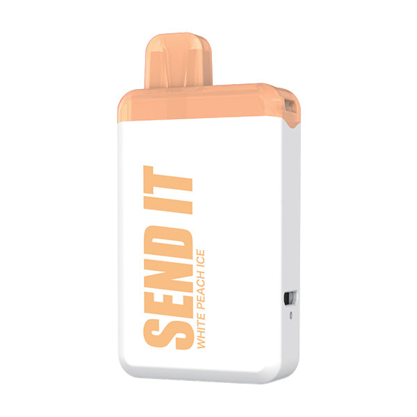 SEND IT Disposable 5000 Puffs 12mL 50mg | MOQ 5 | White Peach Ice