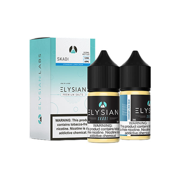Elysian Salt Series E-Liquid | x2-30mL | (Salt Nic) | 12mg | Skadi with packaging