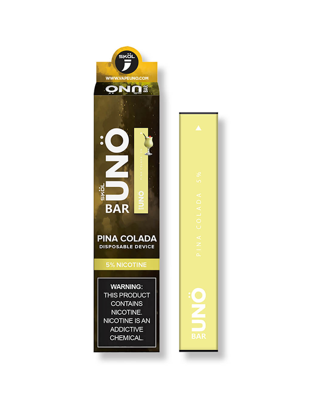SKOL | UNO Bar Disposable 5% Nicotine (Individual) | MOQ 10