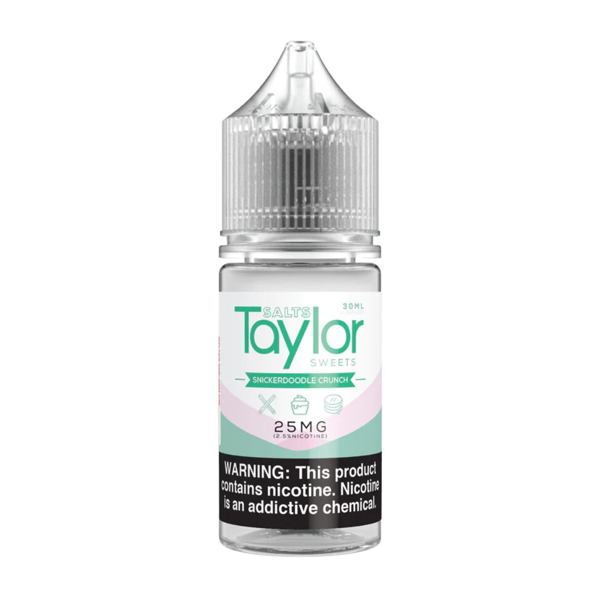 Taylor Salt Series E-Liquid | 30mL | 25mg | Salt Nic | Snickerdoodle Crunch