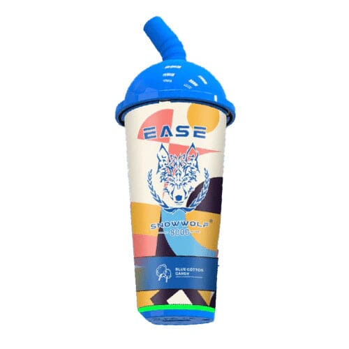 Snowwolf Ease Disposable | 8000 Puffs | 18mL | 5% |  MOQ 10 | Blue Cotton Candy