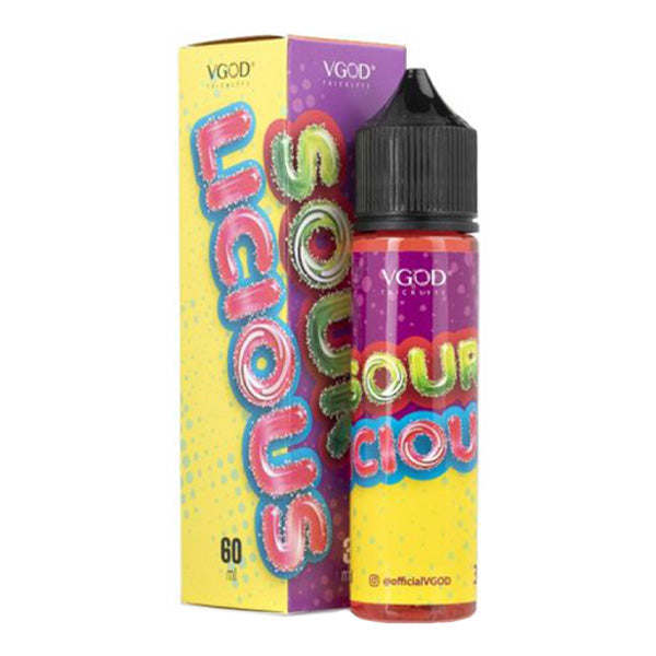 VGOD Series E-Liquid 60mL | Sourlicious with packaging