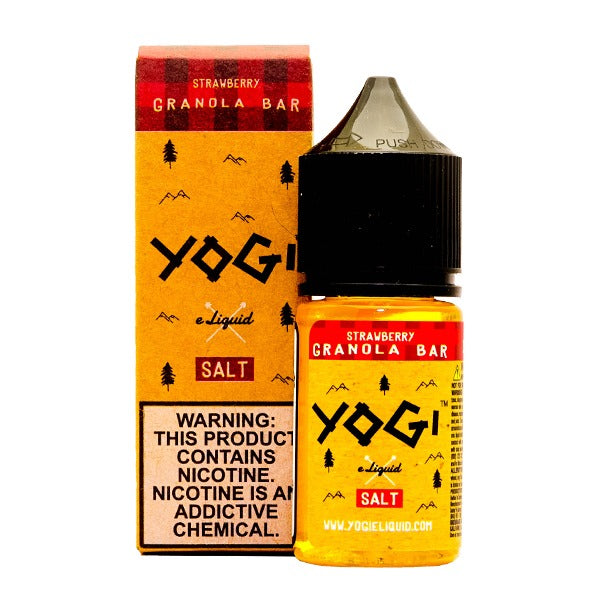 Yogi Salt Series E-Liquid 30mL | Strawberry with Packaging